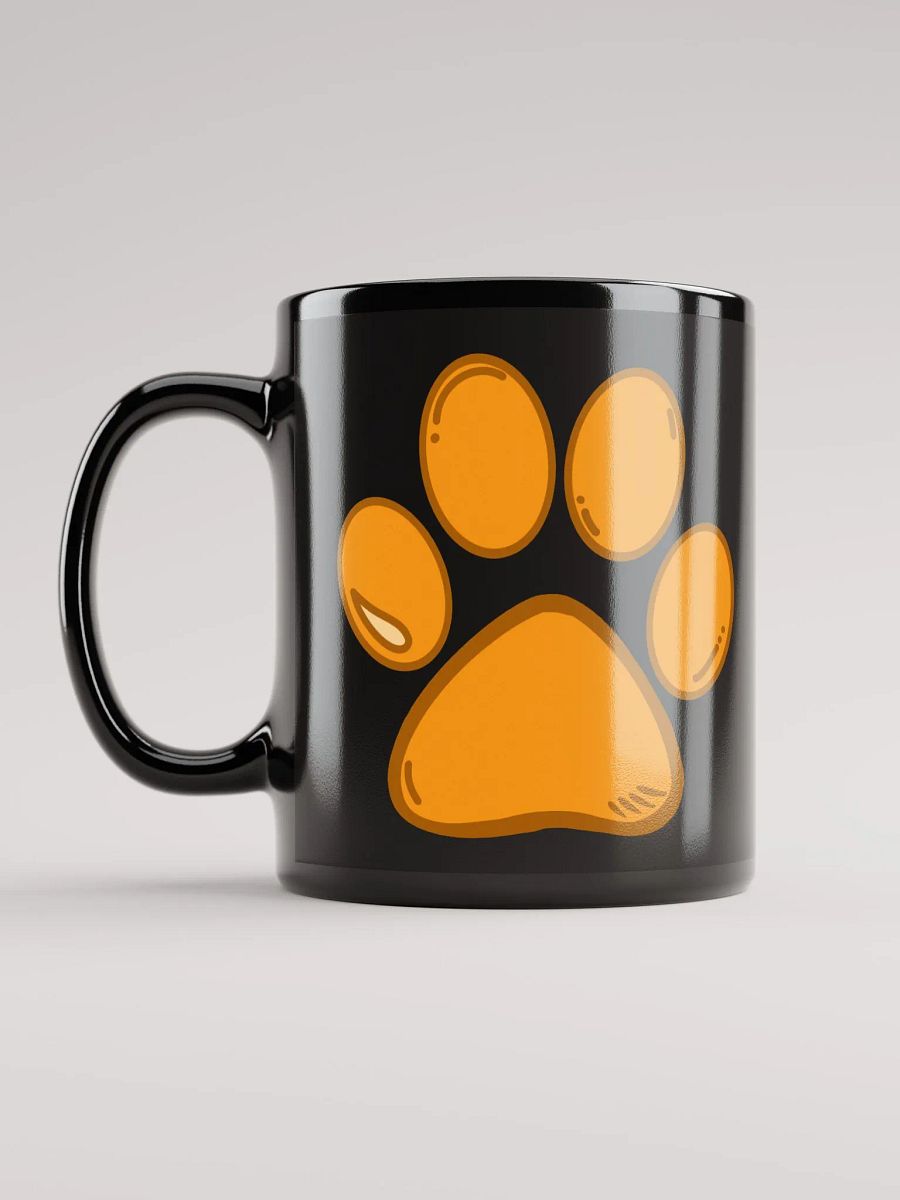(Black) Orange Paw Mug product image (12)