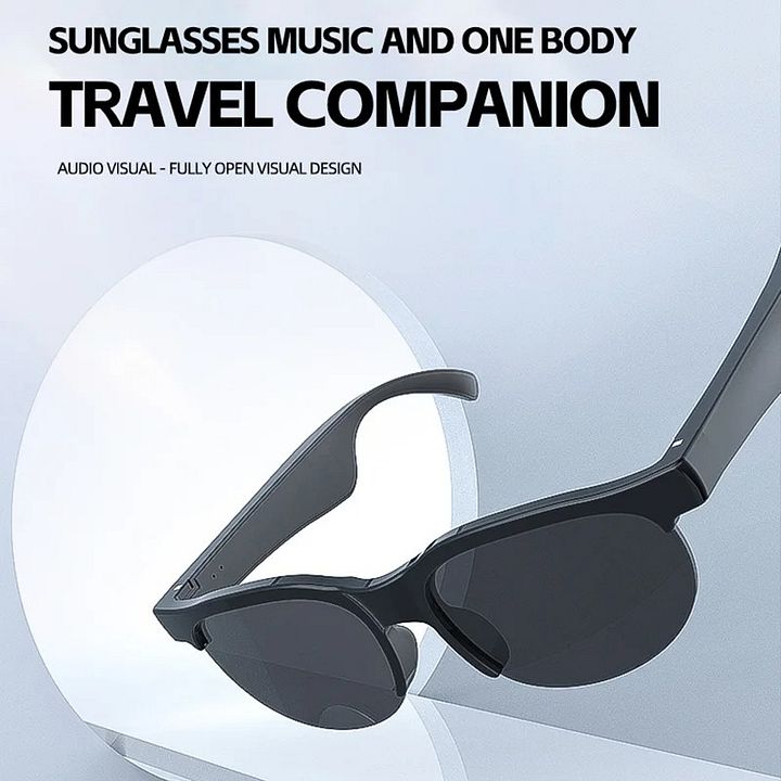 Bluetooth Sports Sunglasses – Wireless Headset, Ear Hook Earbuds, Hands-Free Driving & Outdoor Gear! product image (2)