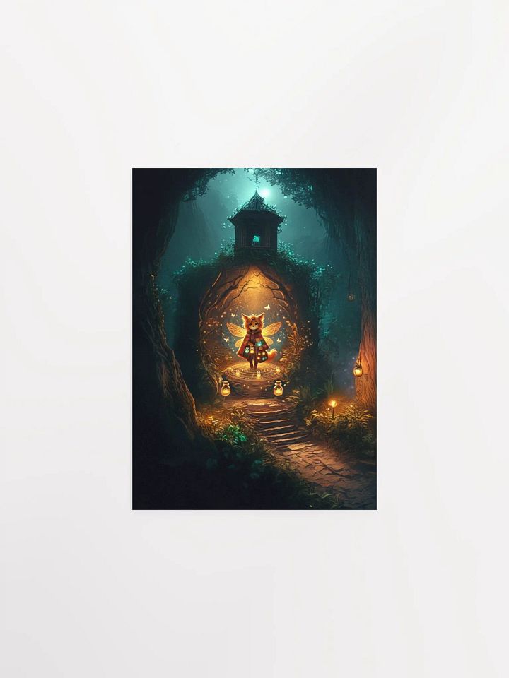 Fairy Alchemist in Enchanted Forest - Magical Fantasy Print product image (1)