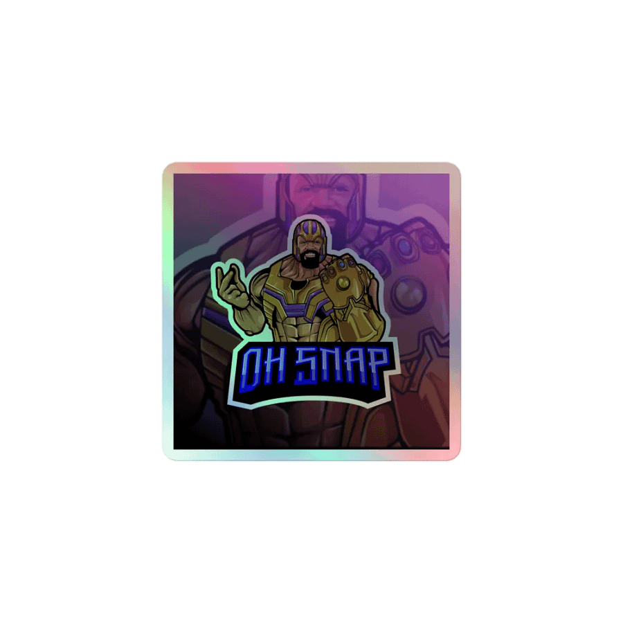 Oh Snap Holographic Sticker product image (1)