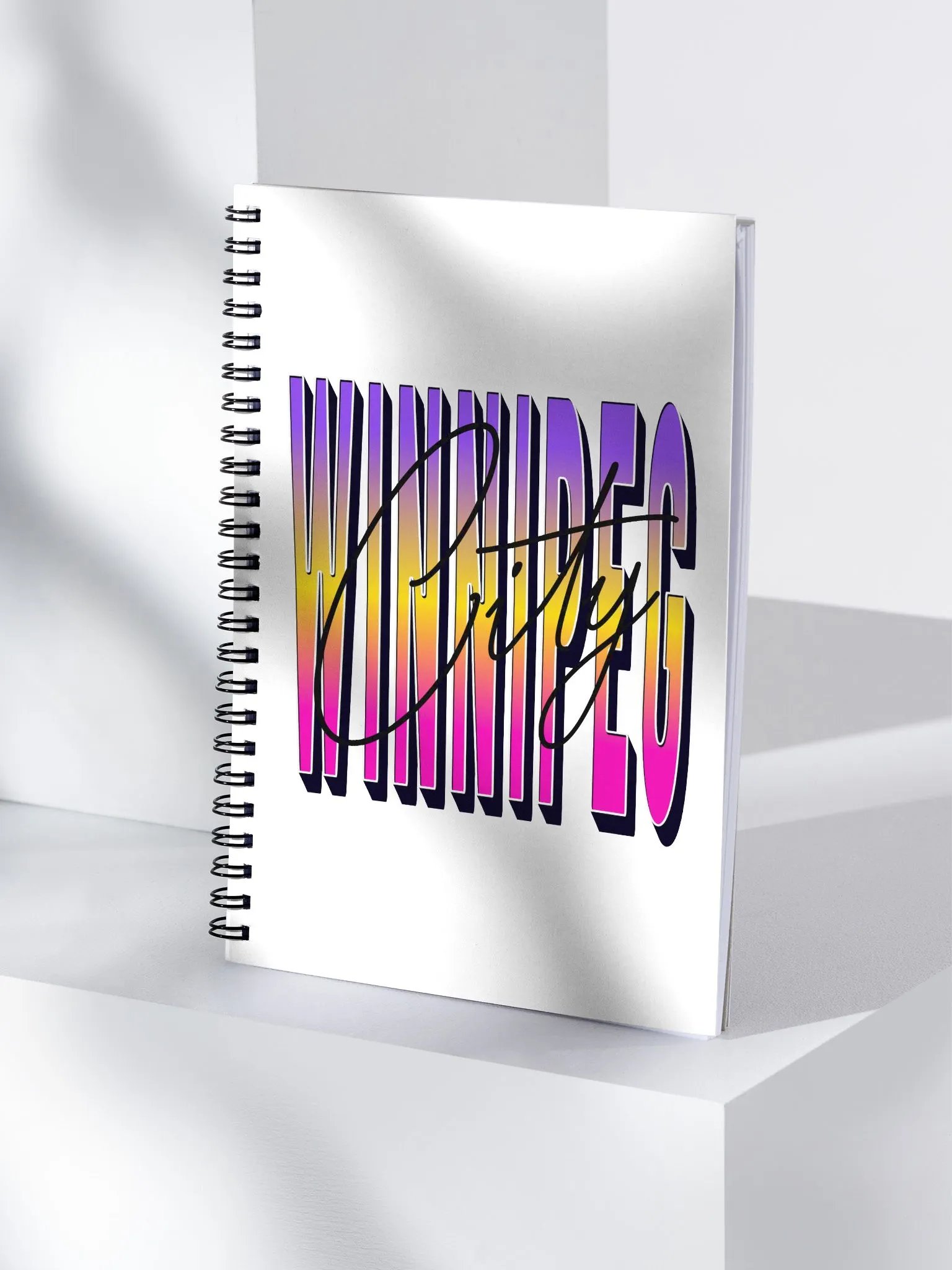 Winnipeg City Vibes Spiral Notebook product image (1)