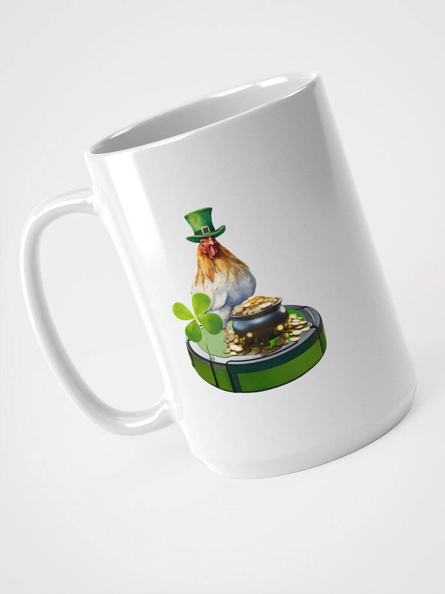 Lucky Clucks White Glossy Mug product image (4)
