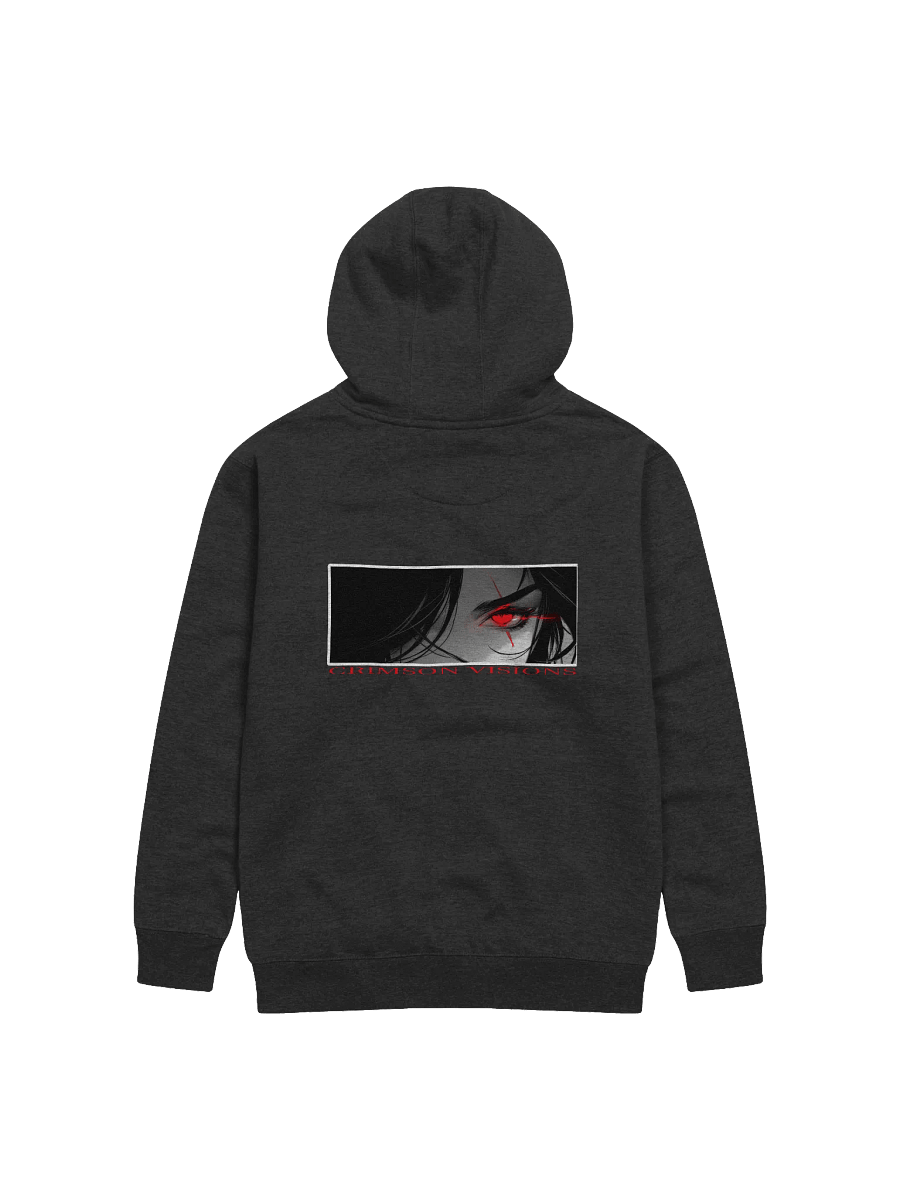 "Crimson Visions" Back Unisex Printed Hoodie product image (2)