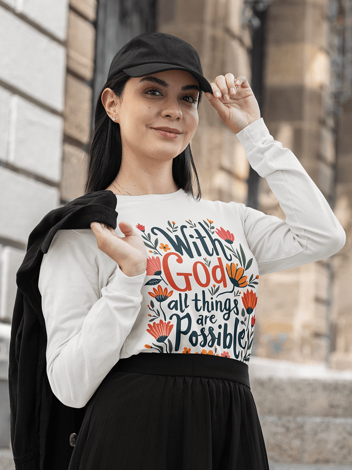 Women's Organic Crewneck Sweatshirt God Is Good All The Time product image (1)