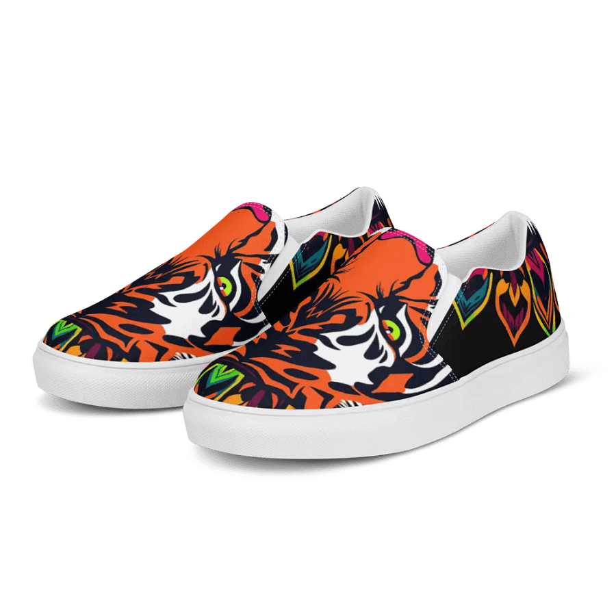 Mandala Tiger Women's Slip-On Shoes product image (4)