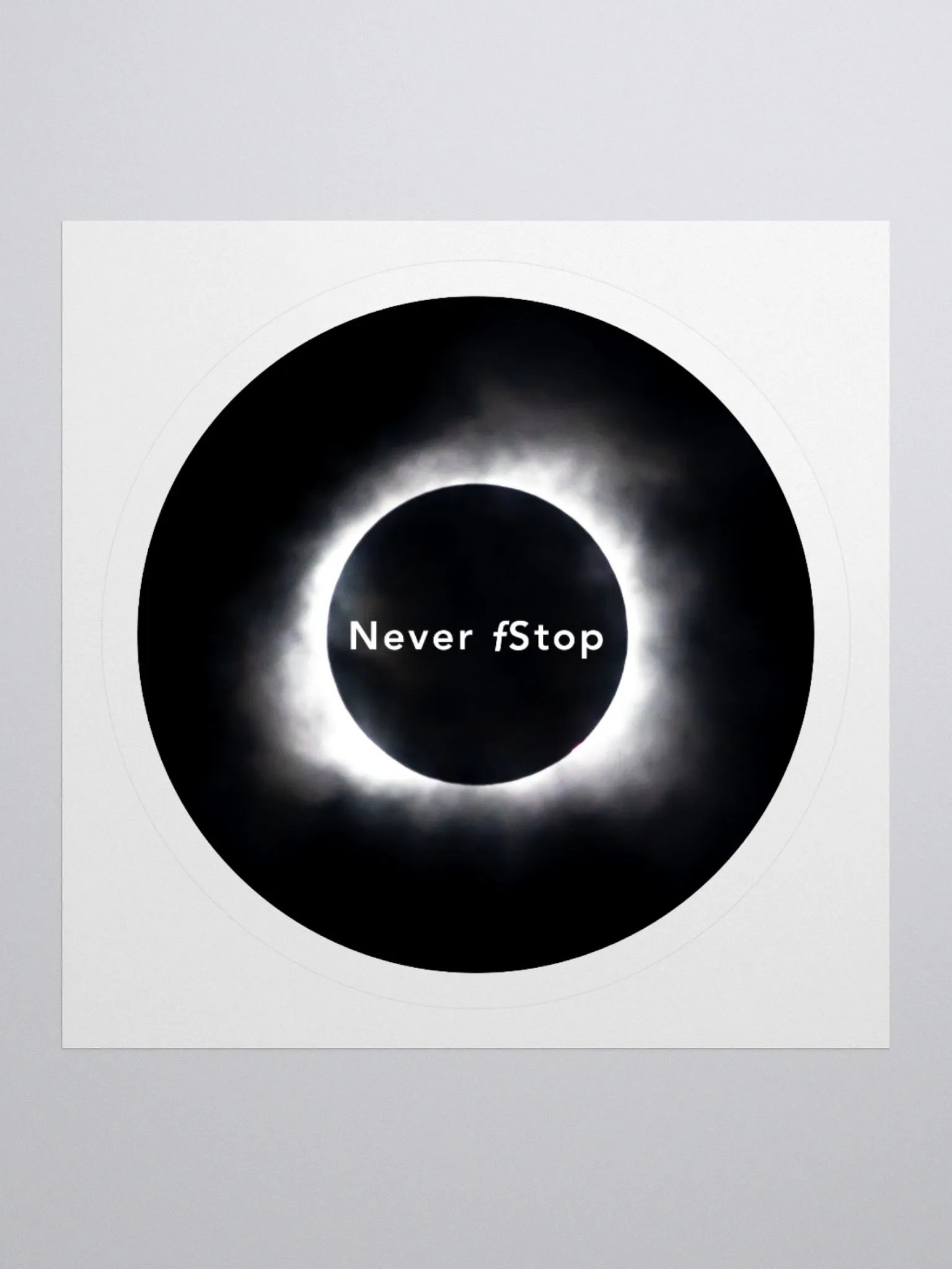 Eclipse Glow Logo Stickers product image (1)