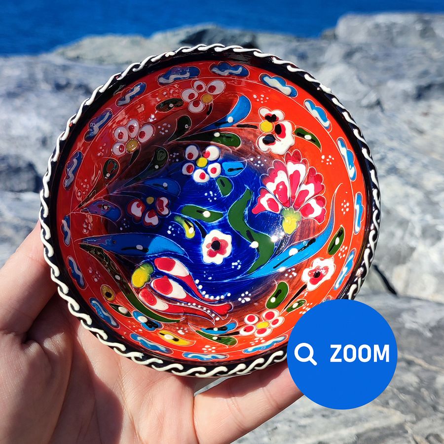 Handcrafted 12cm Ceramic Bowl – Unique Artisanal Pottery for Home Decor product image (7)