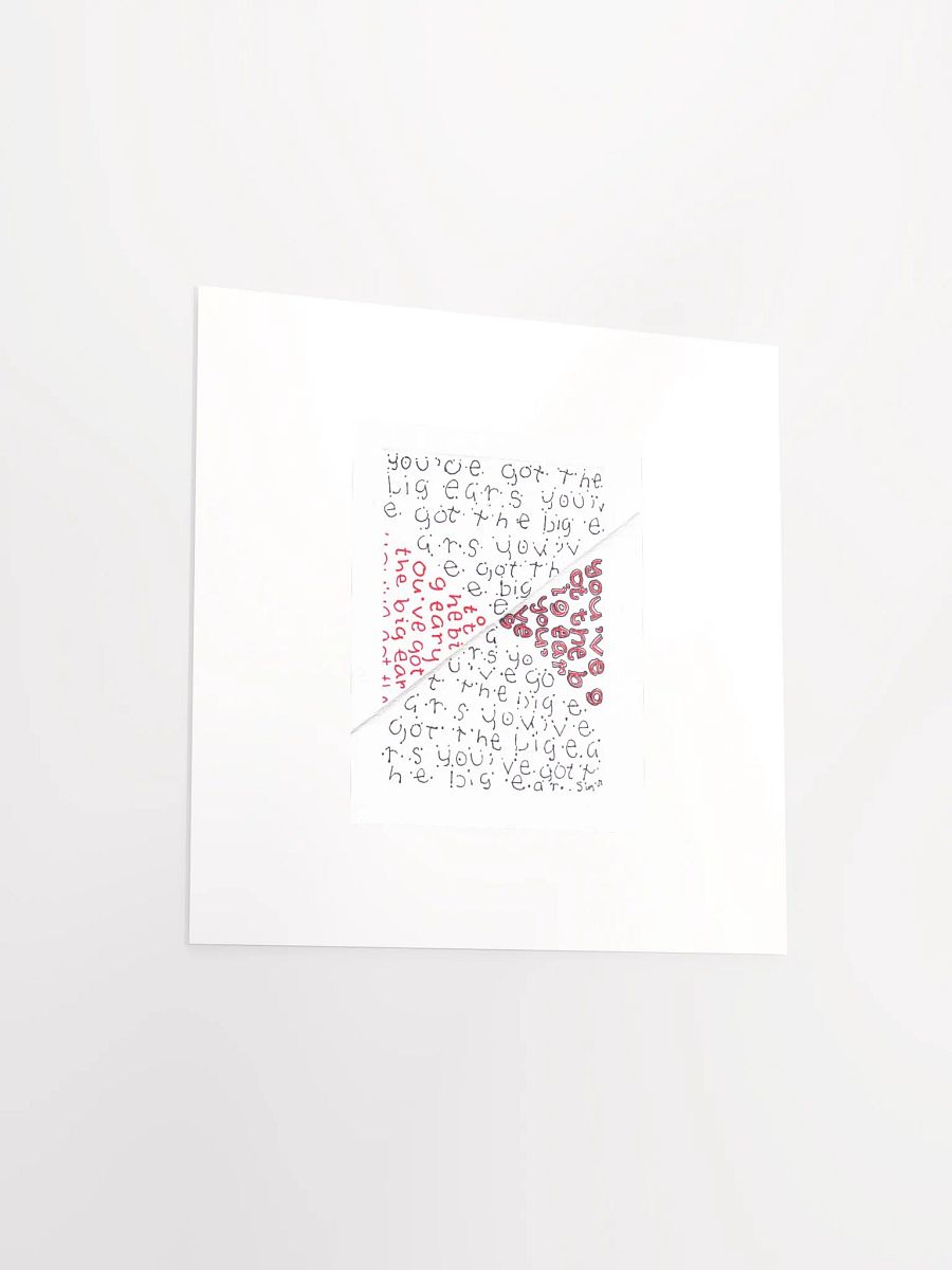 youve got the big ears panel card print product image (2)