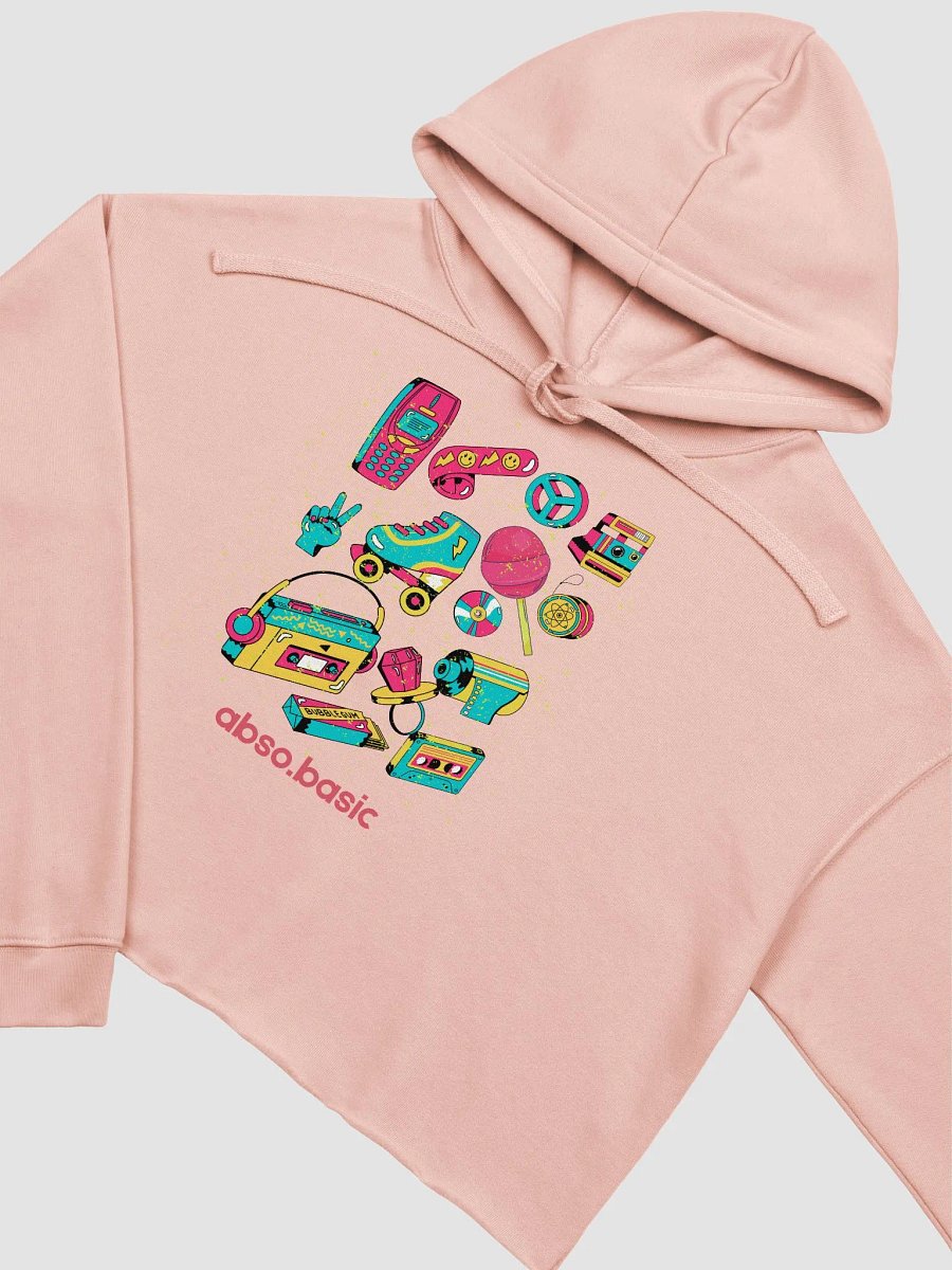Retro Vibes Illustrated Crop Hoodie product image (20)