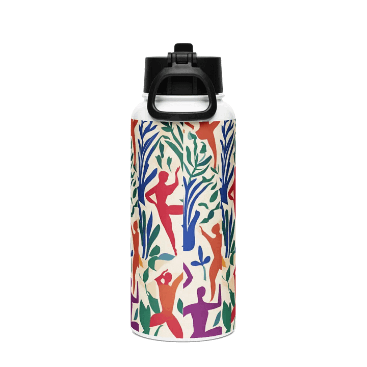 Matisse inspired stainless steel water bottle for arty moms gift on mothersday product image (2)
