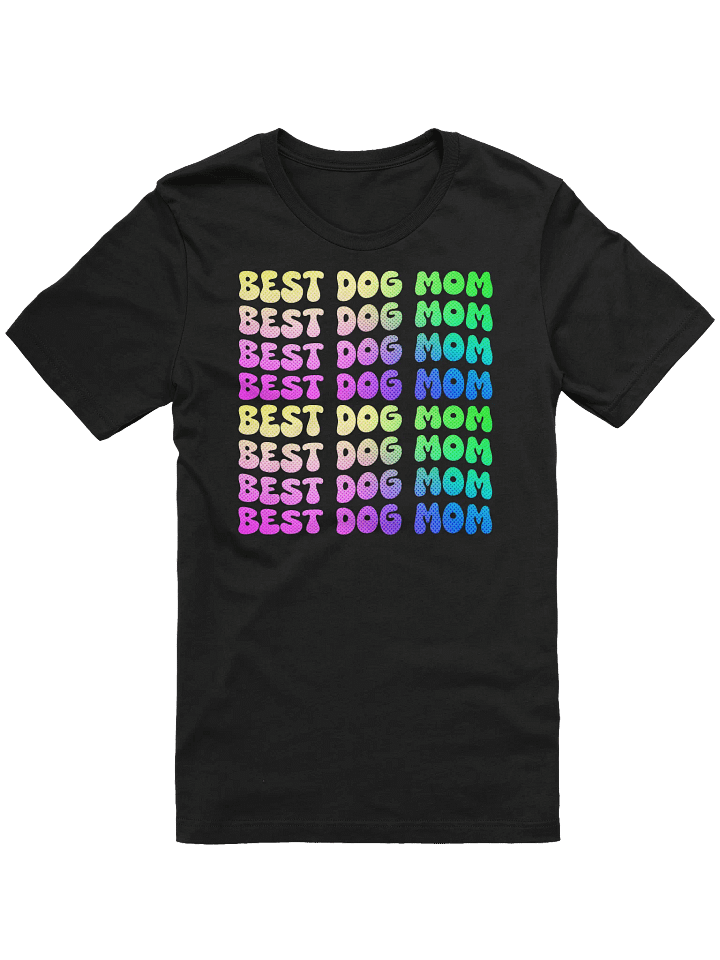 90's Inspired Colors Best Dog Mom T-Shirt product image (1)