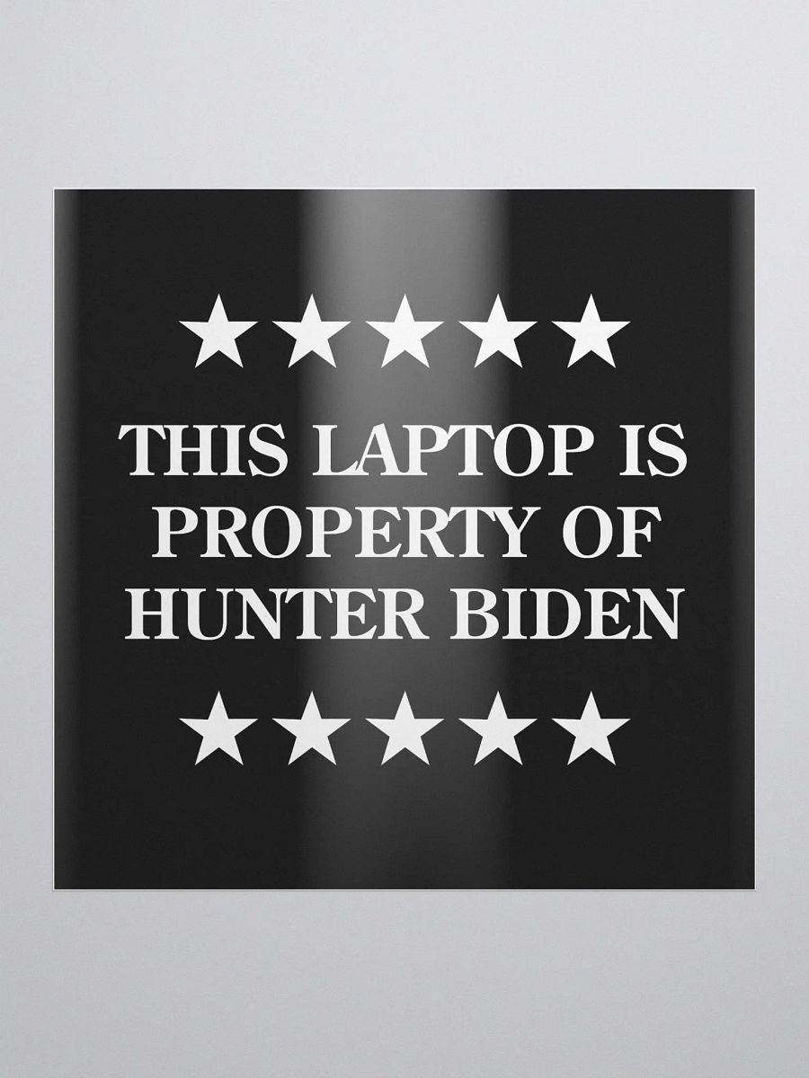 Hunter Biden's Laptop Sticker product image (1)
