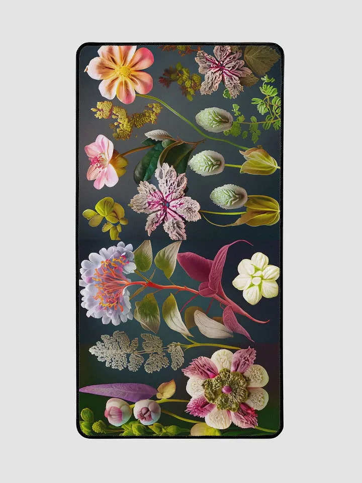 Unleash the Full Bloom on Your Desk: A Spacious Floral Mousepad product image (2)