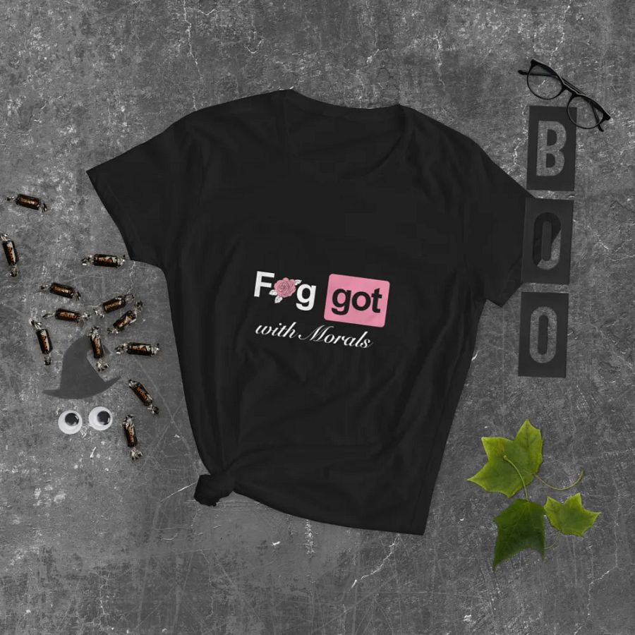 Faggot with Morals Femme Fit Tee product image (6)