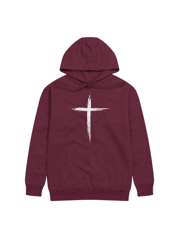 Basic White Cross Premium Hoodie product image (9)