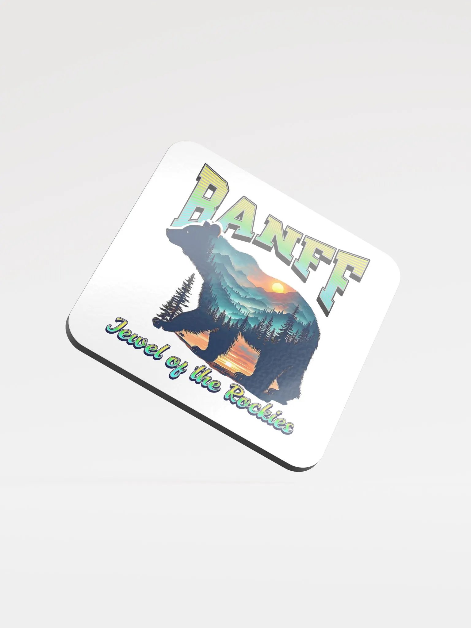 Banff Jewel Of The Rockies Bear Coaster Set product image (2)