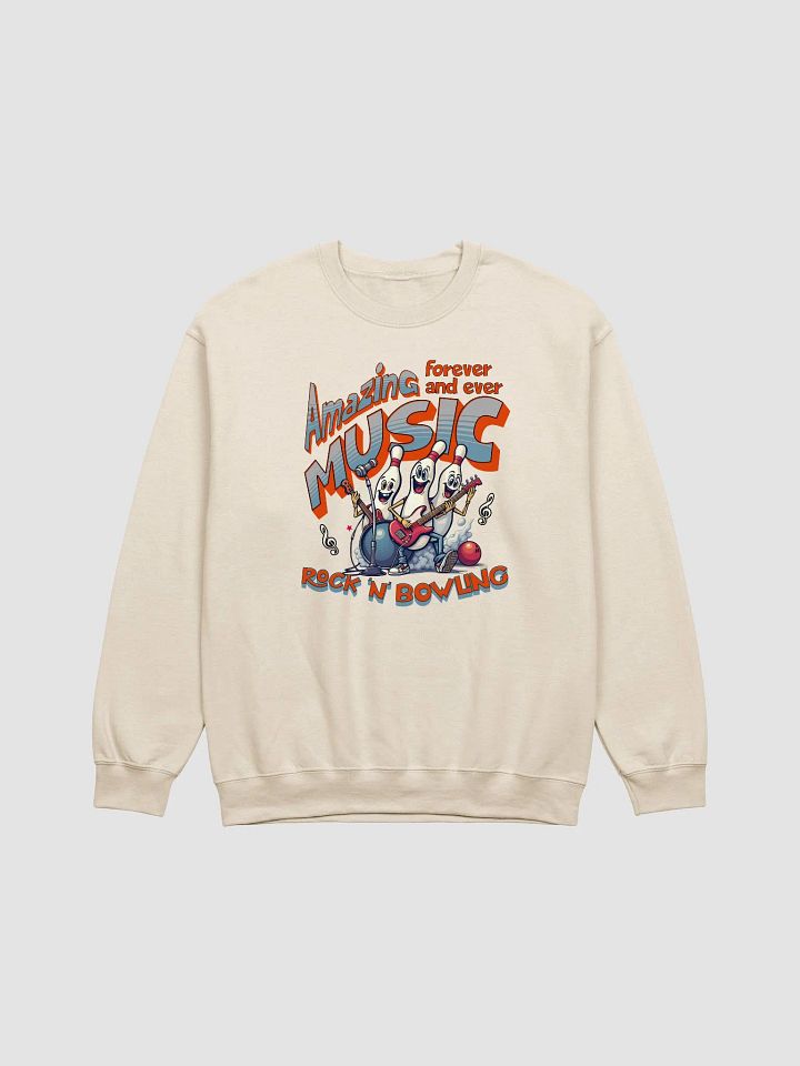Amazing Music Rock N Bowling Air-Spun Classic Crewneck Sweatshirt product image (19)