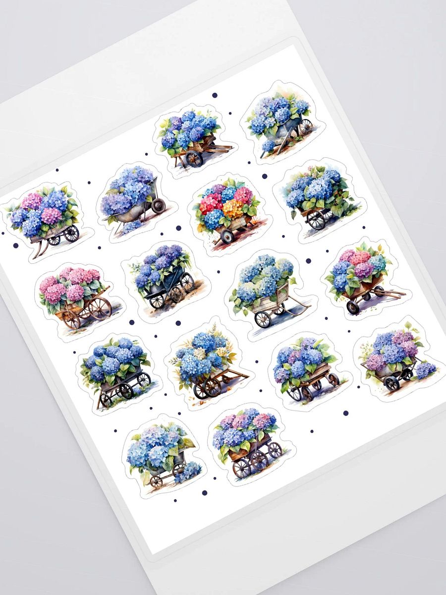 Hydrangeas Sticker Sheet product image (1)