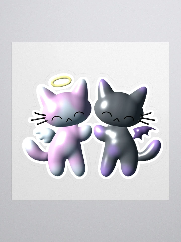 ANGEL + DEVIL Cats - Sticker product image (1)