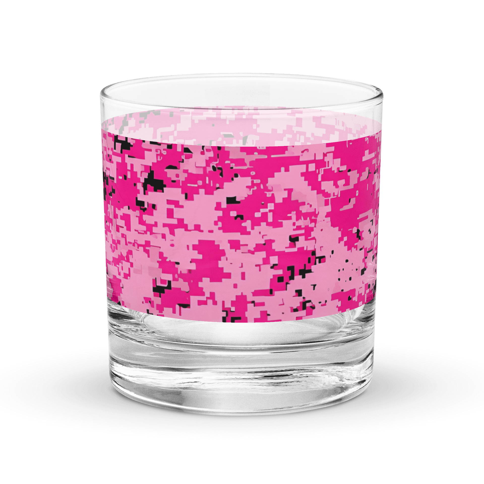 Pixel Pink Rocks Glass product image (1)