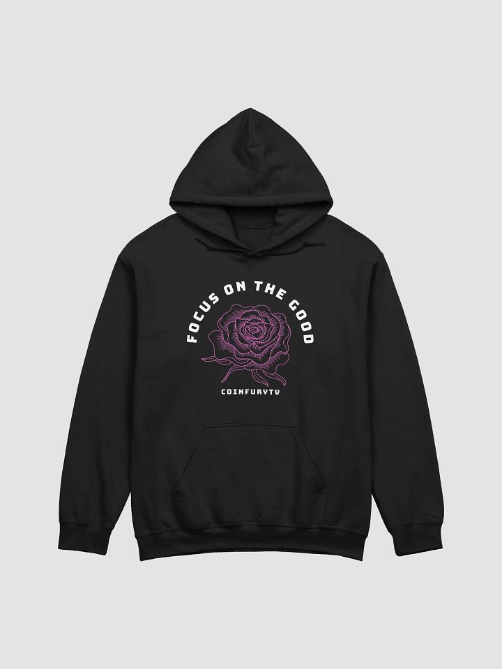 Focus On The Good - Pink Rose Hoodie product image (1)