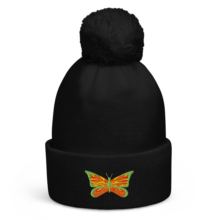 Symmetric Flutter Pom-Pom Beanie product image (1)