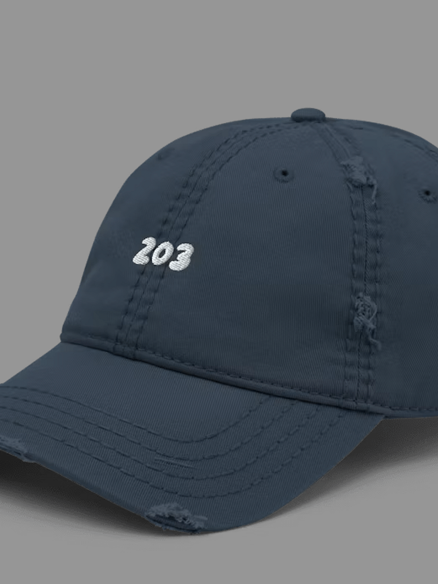 Connecticut Area Code Hat & Necklace product image (2)
