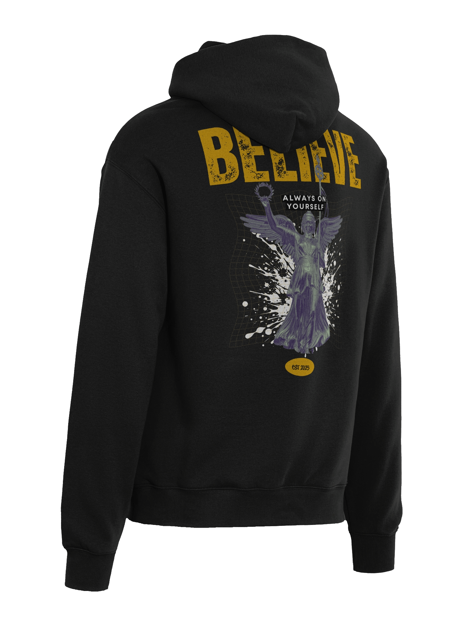 BELIEVE - Oversized EGO Streetwear Hoodie product image (6)