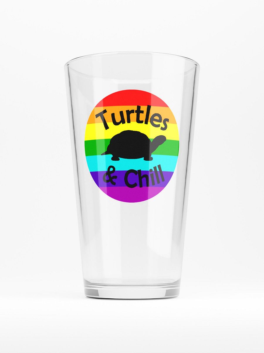 Turtle Pride Pint Glass product image (1)