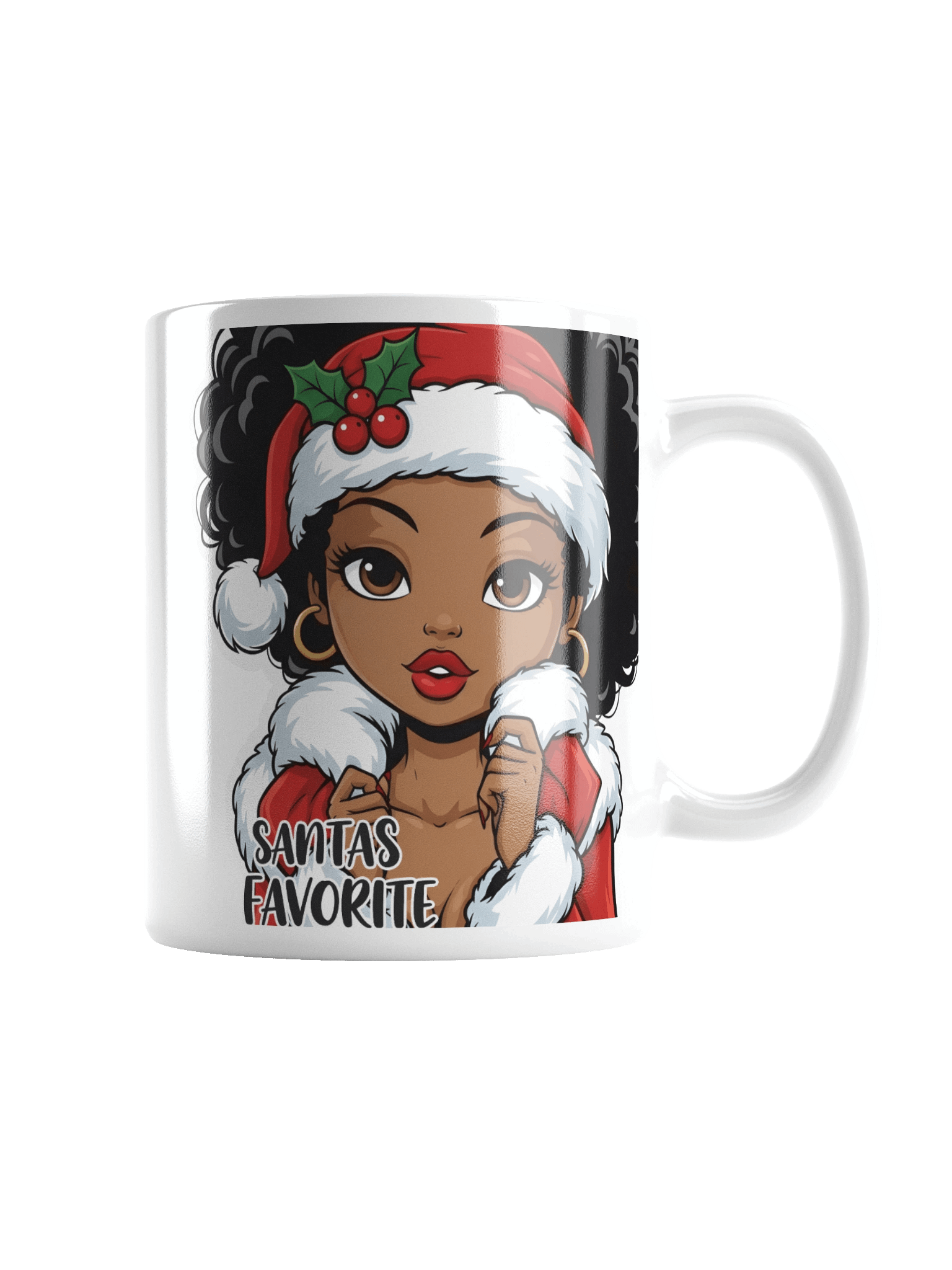 Afro Latina Christmas Santa Girl product image (4)