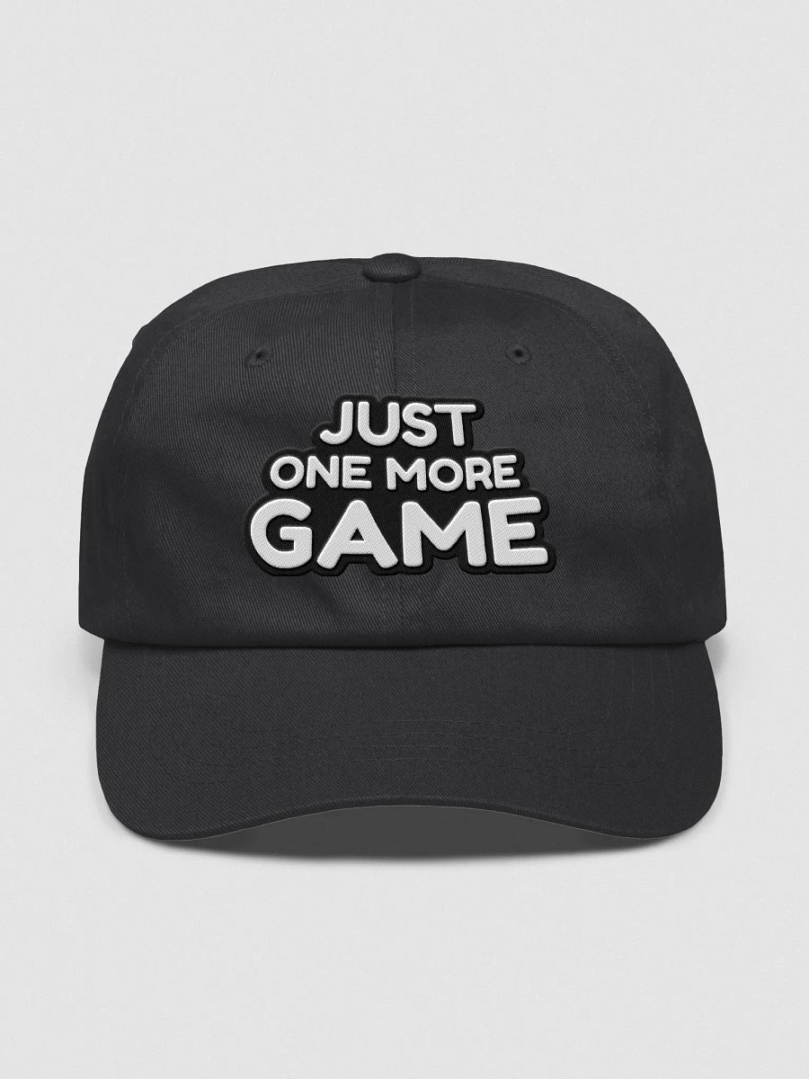 Just One More Game Embroidered Dad Hat product image (3)
