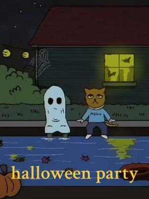 what do you think happens after this? more vids on youtube (link in bio) featuring: derek isn’t cool #animation #squigglevision #halloweenart #nostalgiacore #melancholy