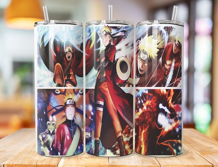 Naruto Uzumaki 20 oz Stainless Steel Tumbler – Believe It! Ninja Way Design product image (1)