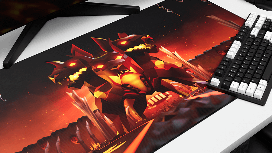 Cerberus | Large 3D Desk Mat product image (4)