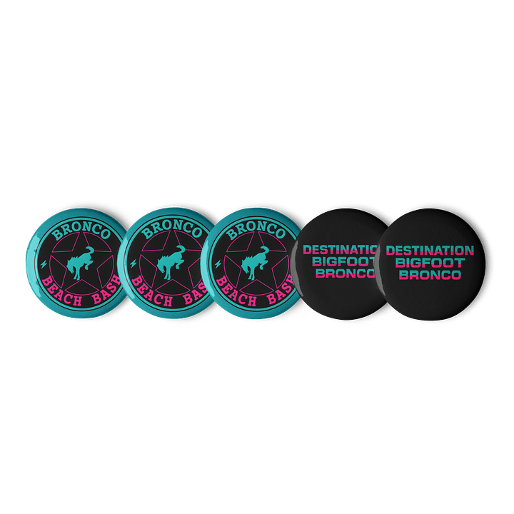 2025 Bronco Beach Bash Ocean City / Destination Bigfoot Bronco Collab | BBB & DBB Pin Set product image (1)