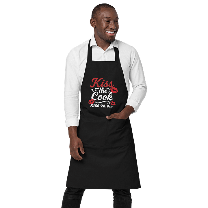 KISS the Cook Black Apron product image (1)