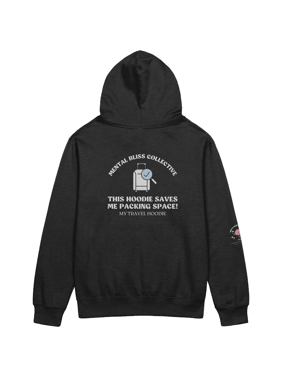 "This Hoodie Saves Me Packing Space" Travel Hoodie – Fun Travel Essential Unisex Midweight Hoodie product image (1)