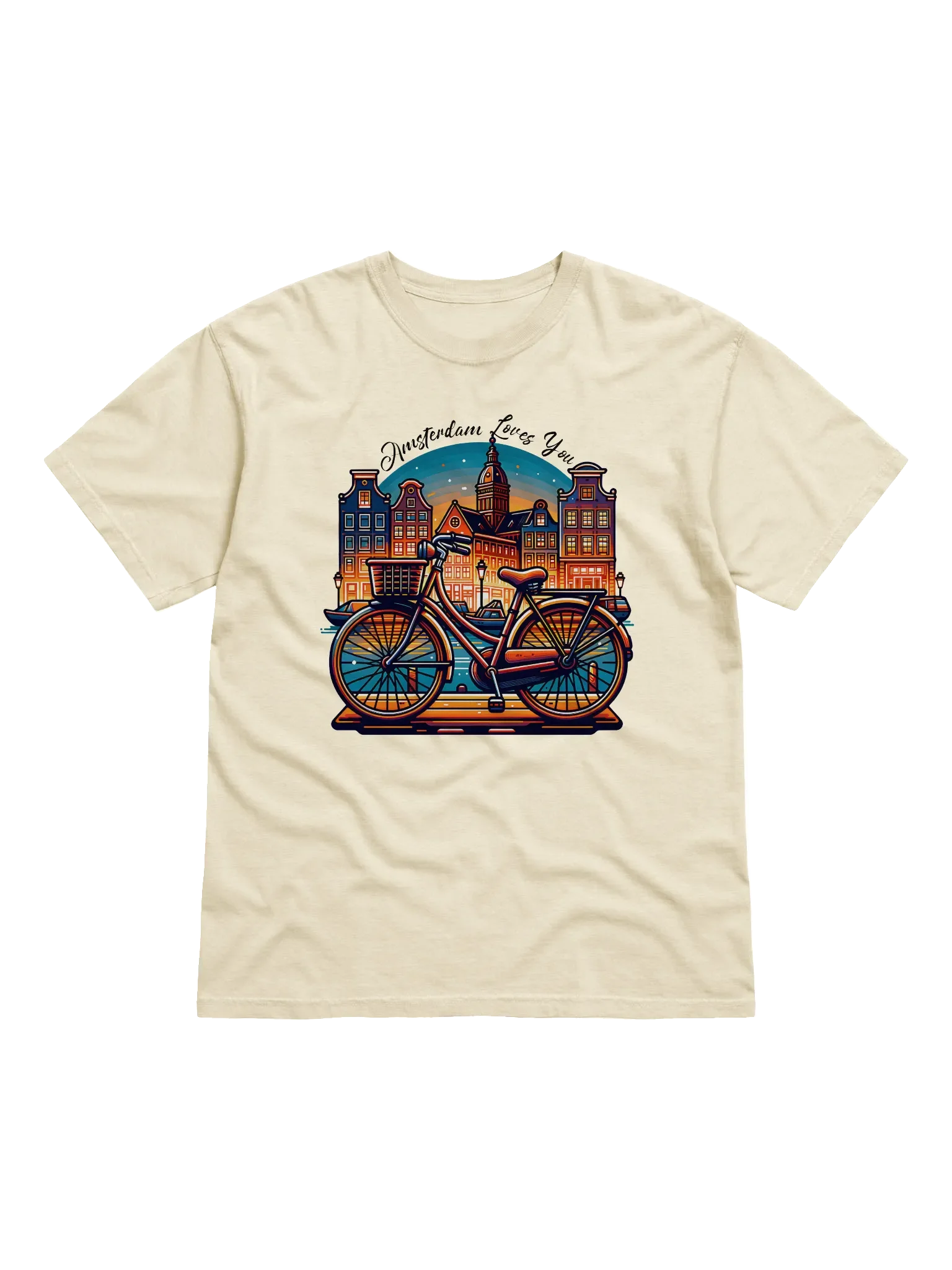 Amsterdam Loves You Relaxed Fit Unisex T-Shirt product image (1)