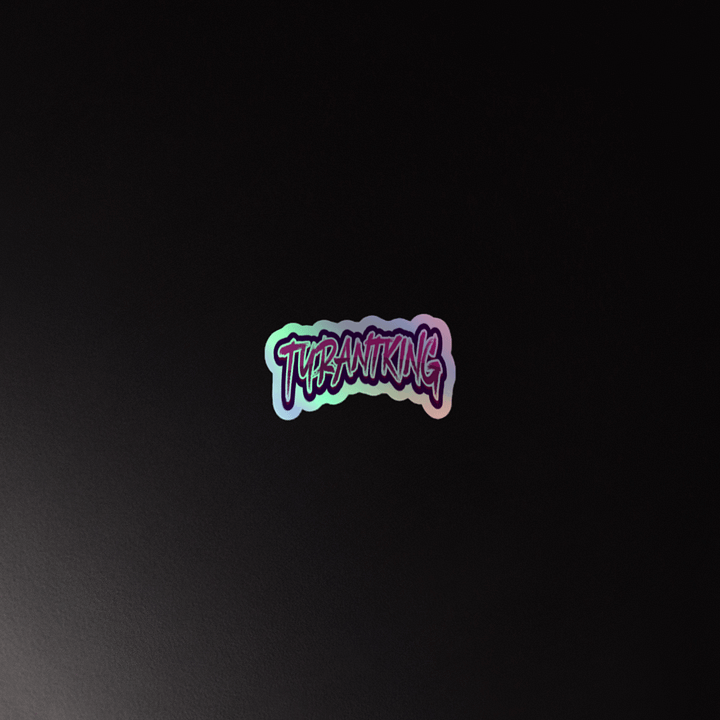 TK text holo sticker! product image (4)