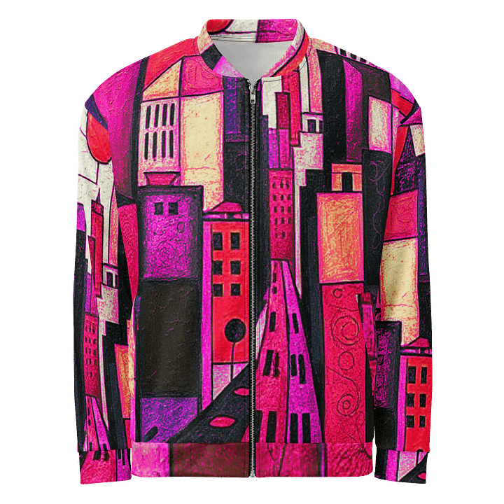 Red City Bomber Jacket product image (1)