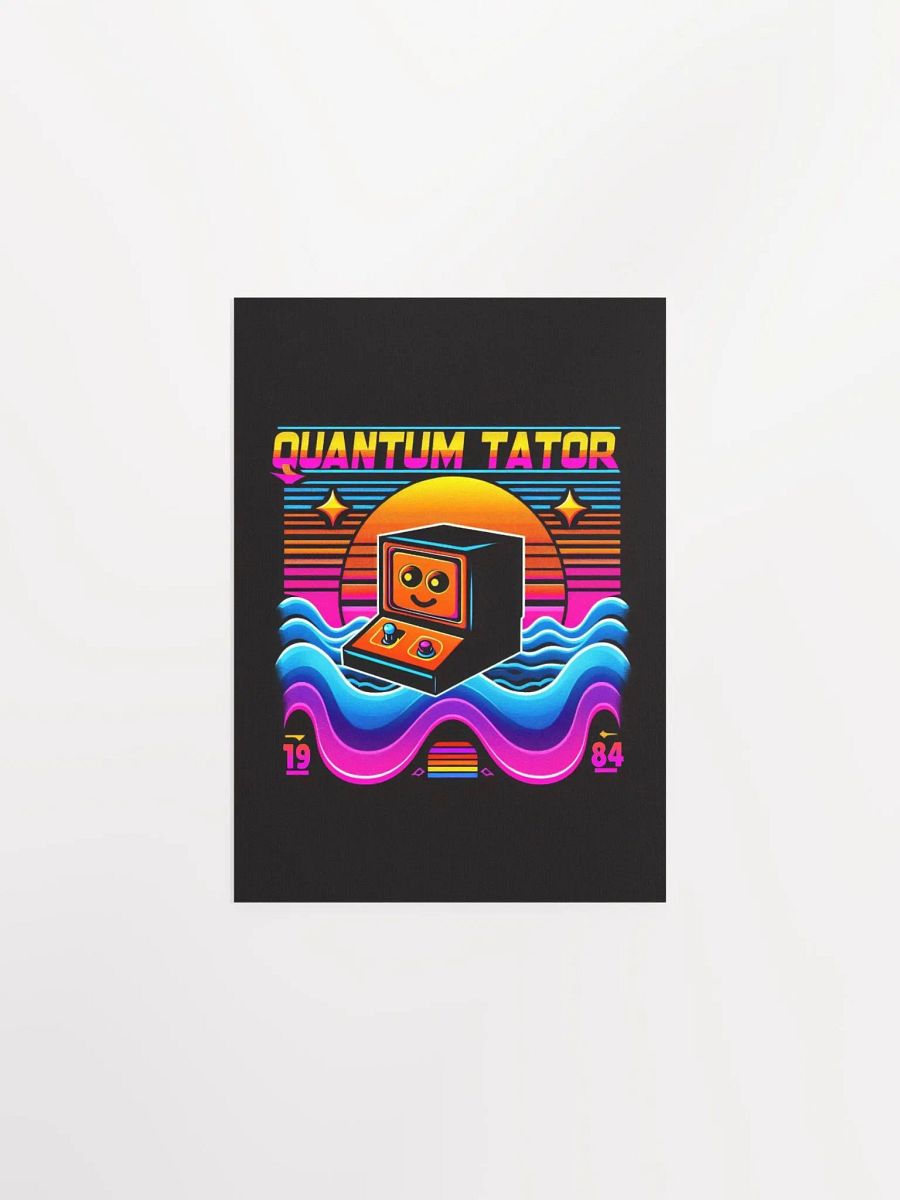 Retro-Futuristic Quantum Computer Poster product image (3)