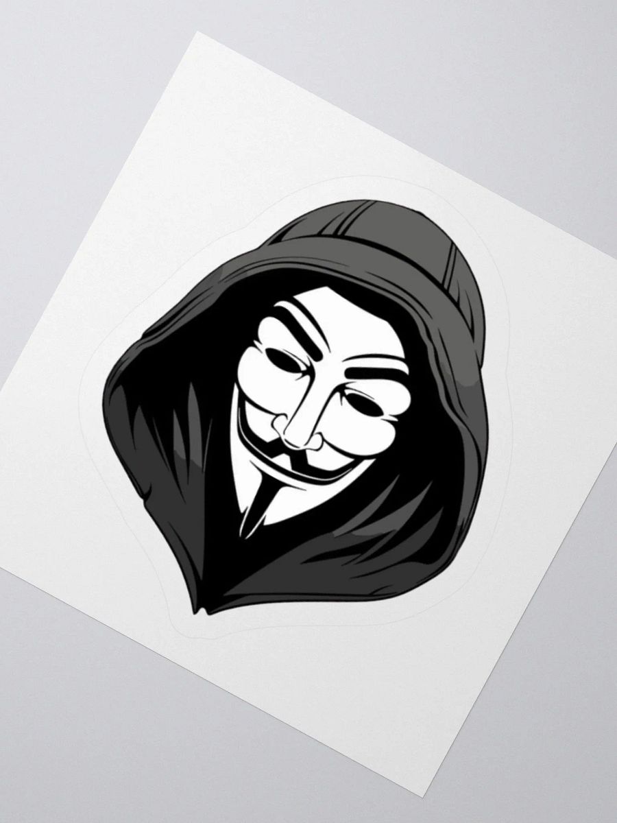 Guy Fawkes Hoodie Sticker product image (6)