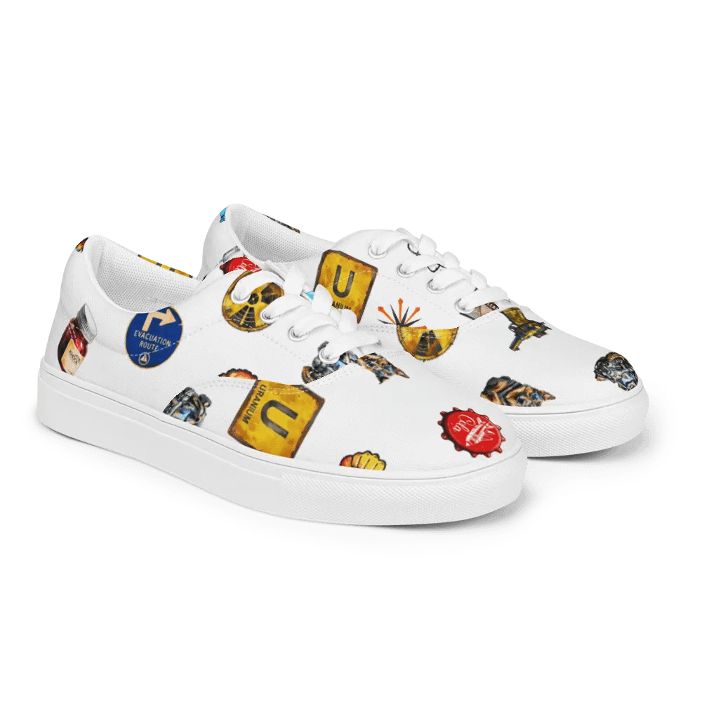 Apocalyptic Icons Canvas Shoes #fallout product image (10)