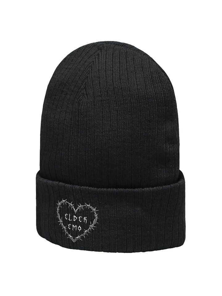 Elder Emo's Unite Barbed Wire Heart Beanie product image (2)