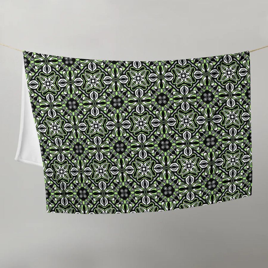 Agender Abstract Cozy Blanket product image (12)