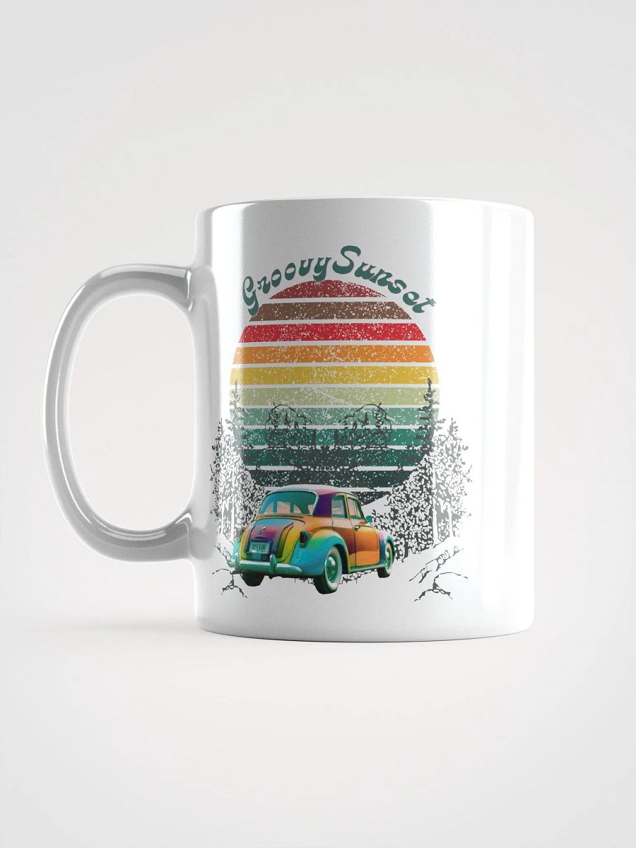 Retro Rainbow Car / Groovy Sunset Mug product image (11)