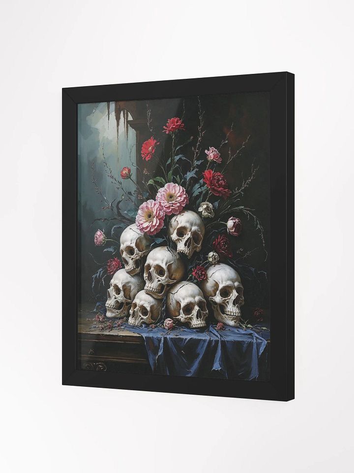 Skulls and Blooms Framed Print product image (9)