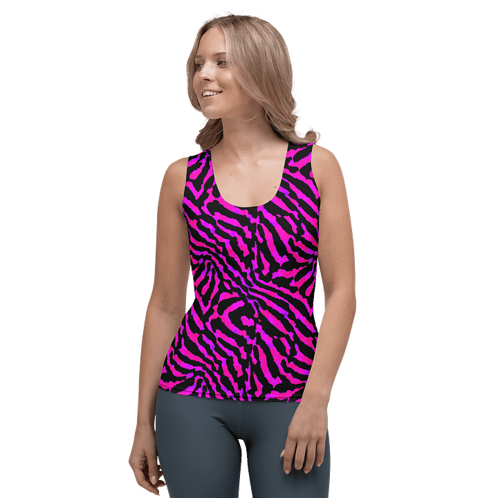 Purple Zebra Tank Top product image (1)