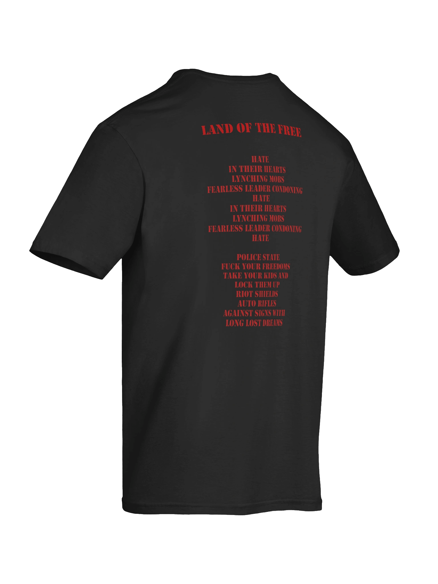 Riot Age Unisex "Land of the Free" Lyric Shirt product image (12)