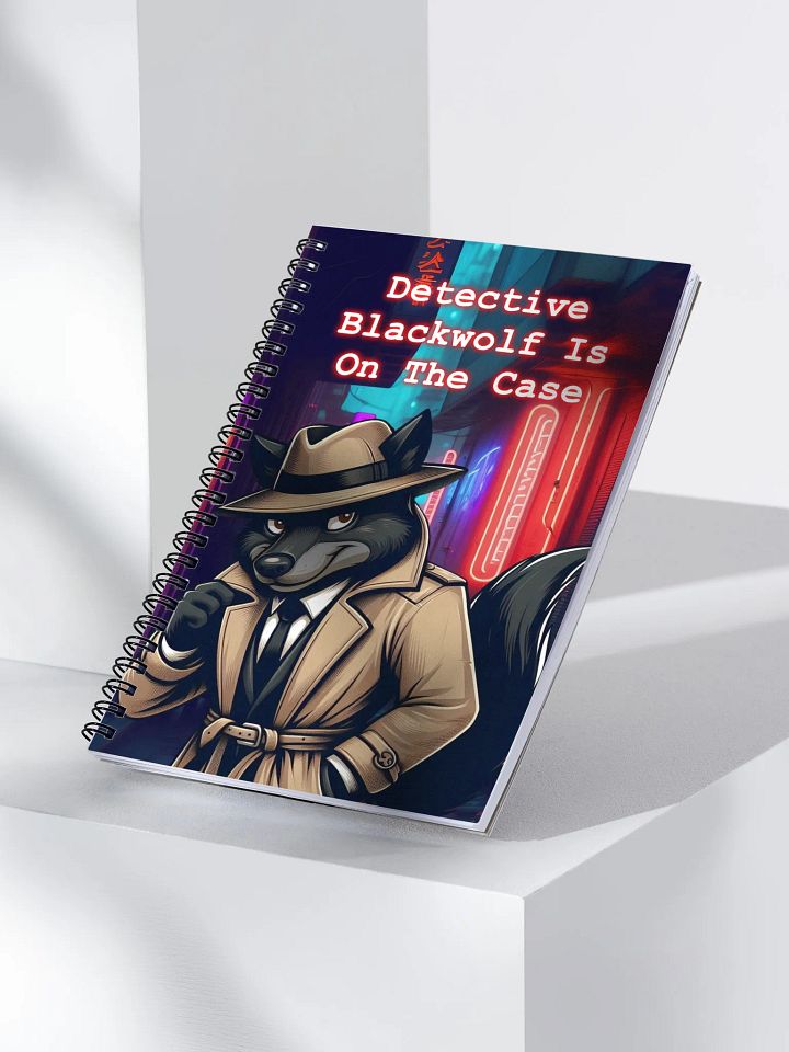 Detective Blackwolf Spiral Notebook product image (2)